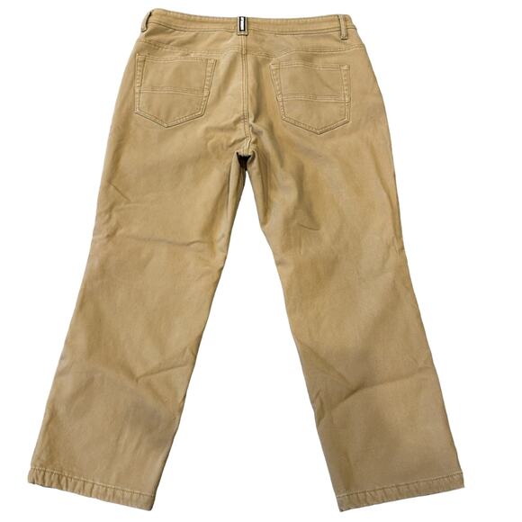 Caterpillar Men's Fleece Lined Canvas Pants Brown Canvas Size 38x30 - Picture 2 of 12